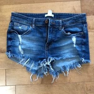 Jean shorts